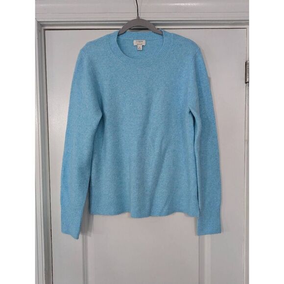 J. Crew (Factory)‎ Crewneck sweater in extra-soft yarn women's size medium blue - Picture 1 of 7